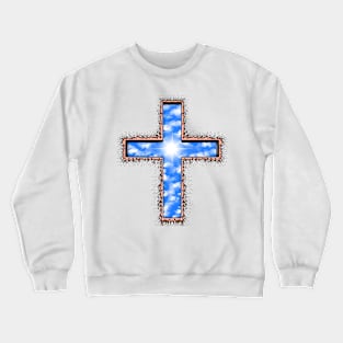 Jesus Christ, cross, holy cross Crewneck Sweatshirt